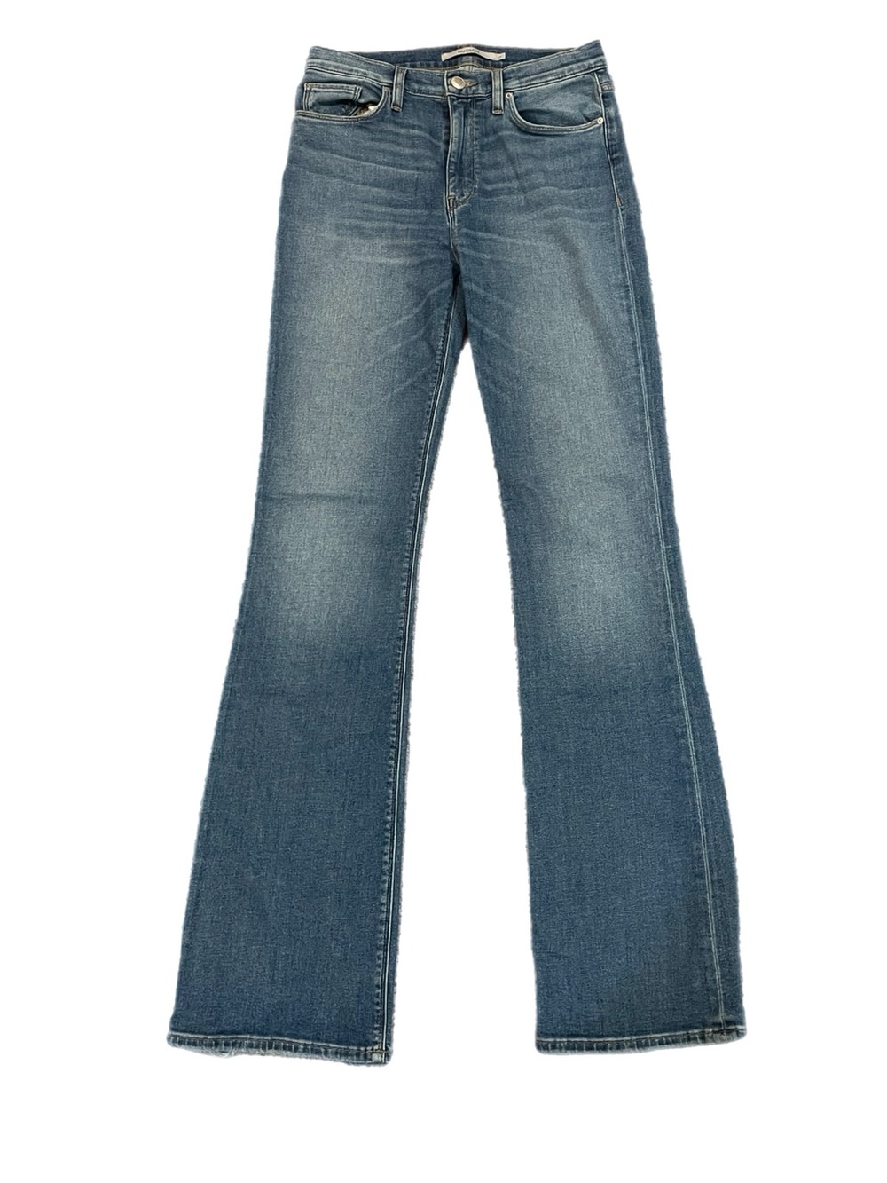 Hudson Jeans Revolve Barbara High Rise Bootcut Sandy Dest Hem Med Wash Sz 29